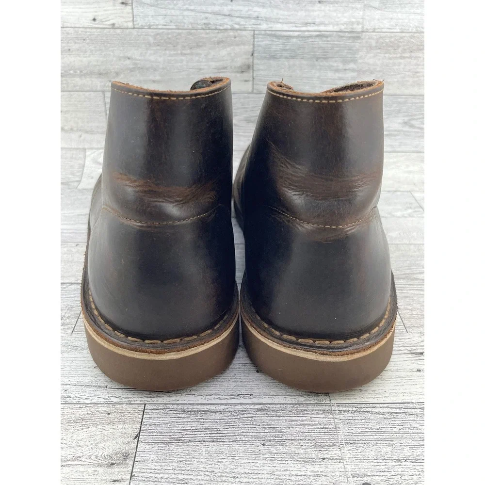 Clarks Bushacre 2 Men Size 11.5 M Dark Brown Beeswax‎ Leather Chukka Boots